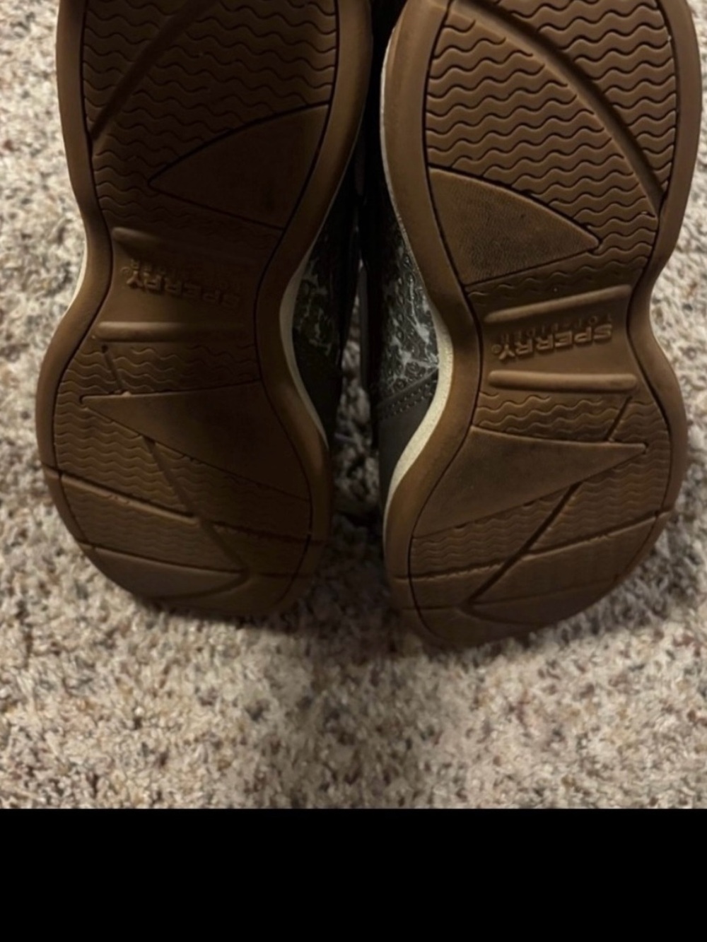 Sperry Women's Gray Lace-Up Boat Shoes - Picture 5 of 6
